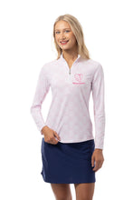 Load image into Gallery viewer, RLP- SanSoleil-SOLTEK LUX 1/4 ZIP PRINT MOCK
