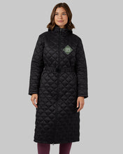 Load image into Gallery viewer, SPS- WOMEN&#39;S DIAMOND QUILTED MAXI POLY-FILL COAT
