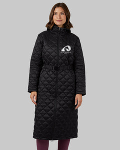 Pine Bridge Farm- WOMEN'S DIAMOND QUILTED MAXI POLY-FILL COAT