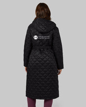 Load image into Gallery viewer, HPE- WOMEN&#39;S DIAMOND QUILTED MAXI POLY-FILL COAT
