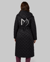 Load image into Gallery viewer, MSS-  WOMEN&#39;S DIAMOND QUILTED MAXI POLY-FILL COAT
