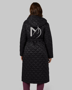 MSS-  WOMEN'S DIAMOND QUILTED MAXI POLY-FILL COAT