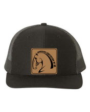 Load image into Gallery viewer, Working Eq of NC - Richardson- Leather Patch- Trucker Hat
