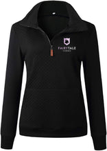 Load image into Gallery viewer, Fairy Tale Farms - GIDC- Ladies Quilted 1/4 Zip Sweatshirt
