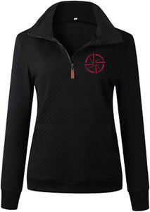 Belgian WB NA - GIDC- Ladies Quilted 1/4 Zip Sweatshirt