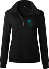 Load image into Gallery viewer, SMACC - GIDC- Ladies Quilted 1/4 Zip Sweatshirt
