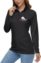 Load image into Gallery viewer, DCET - GIDC- Women's Long Sleeve 1/4 Zip Sunshirt
