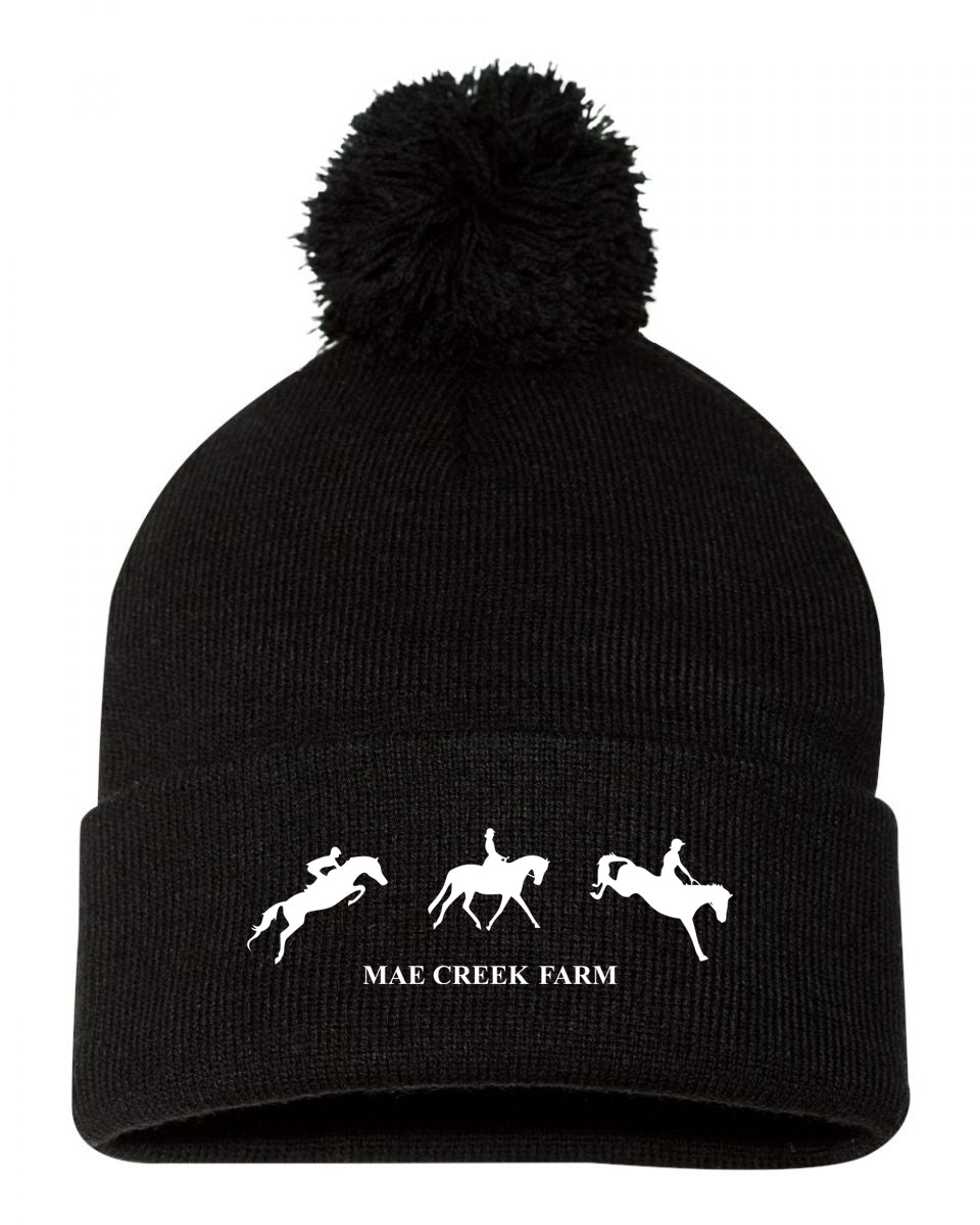 Mae Creek Farm - Winter Hat with Pom