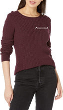 Load image into Gallery viewer, Applewood Farm - GIDC- Women&#39;s Essential Lightweight Long-Sleeve Cable Crewneck Sweater
