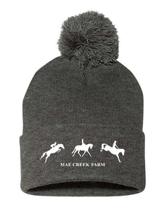 Mae Creek Farm - Winter Hat with Pom