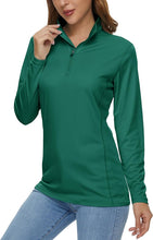 Load image into Gallery viewer, Huntington Farm - GIDC- Women's Long Sleeve 1/4 Zip Sunshirt
