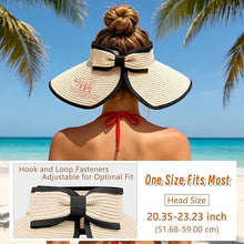 Load image into Gallery viewer, Finer Points Farm- GIDC- Straw Bow Visor

