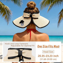 Load image into Gallery viewer, Heberle Stables- GIDC- Straw Bow Visor
