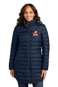 Red Sky Ranch- Port Authority-  Ladies Horizon Puffy Long Jacket