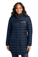 Load image into Gallery viewer, Foothills Riding Club-  Port Authority-  Ladies Horizon Puffy Long Jacket
