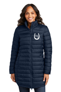 MSM-  Port Authority-  Ladies Horizon Puffy Long Jacket