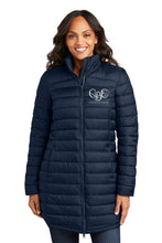 Load image into Gallery viewer, CBE-  Port Authority-  Ladies Horizon Puffy Long Jacket

