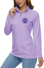 Load image into Gallery viewer, HPE - GIDC- Women&#39;s Long Sleeve 1/4 Zip Sunshirt
