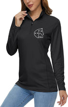 Load image into Gallery viewer, CSLLC - GIDC- Women's Long Sleeve 1/4 Zip Sunshirt
