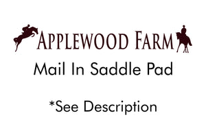 Applewood Farm- Mail in Ogilvy Saddle Pad