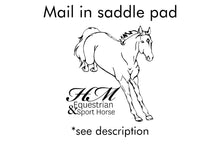 Load image into Gallery viewer, HM Eq &amp; SH- Mail in Ogilvy Saddle Pad
