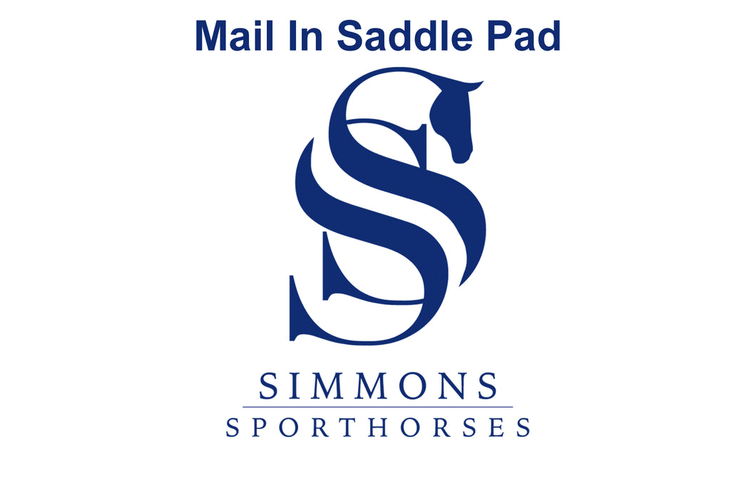 Simmons Sporthorses - Mail in Ogilvy Saddle Pad