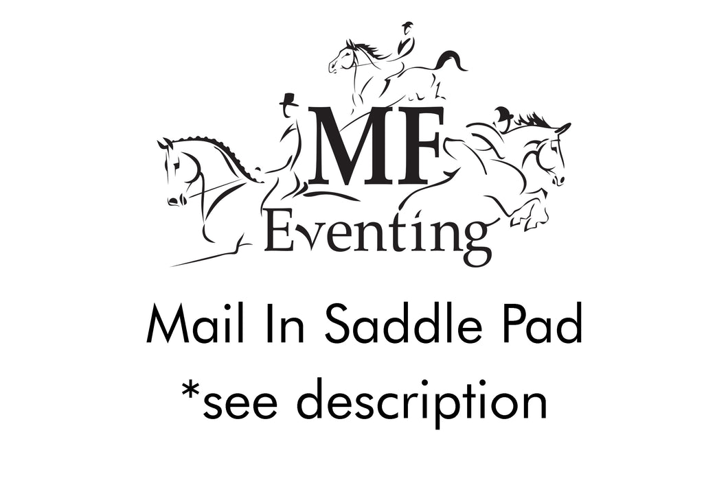 MF Eventing- Mail in Ogilvy Saddle Pad