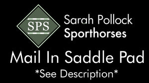 SPS- Mail in Saddle Pad