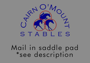 COM Stables- Mail in Ogilvy Saddle Pad