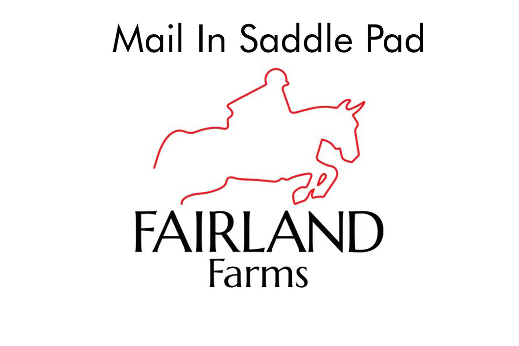 Fairland Farms- Mail in Ogilvy Saddle Pad