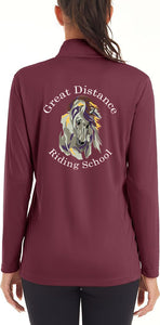 GDRS- GIDC- Women's Long Sleeve 1/4 Zip Sunshirt