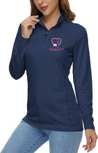 Load image into Gallery viewer, RLP - GIDC- Women's Long Sleeve 1/4 Zip Sunshirt
