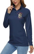 Load image into Gallery viewer, GDRS- GIDC- Women&#39;s Long Sleeve 1/4 Zip Sunshirt

