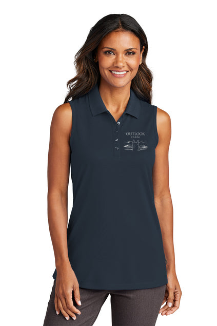 Outlook Farm-  Port Authority- Ladies Sleeveless Polo