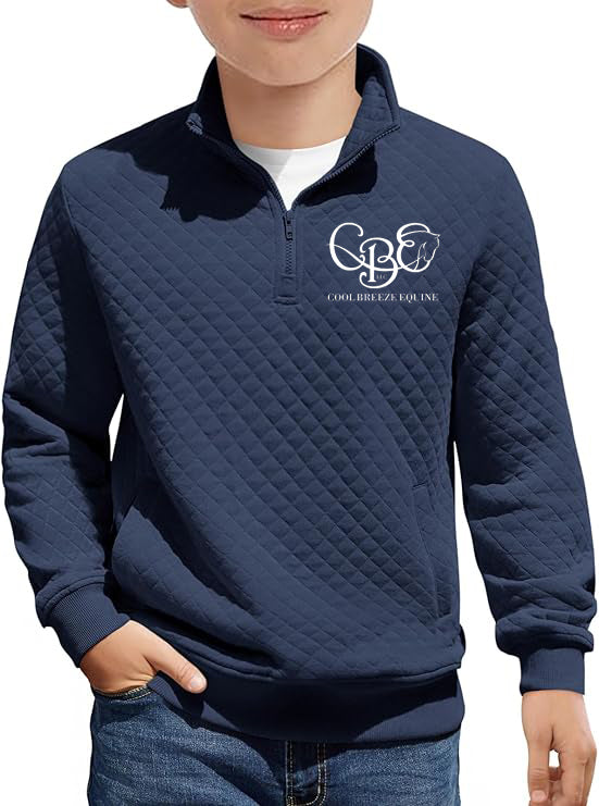 CBE  - GIDC- YOUTH- Quilted Quarter Zip
