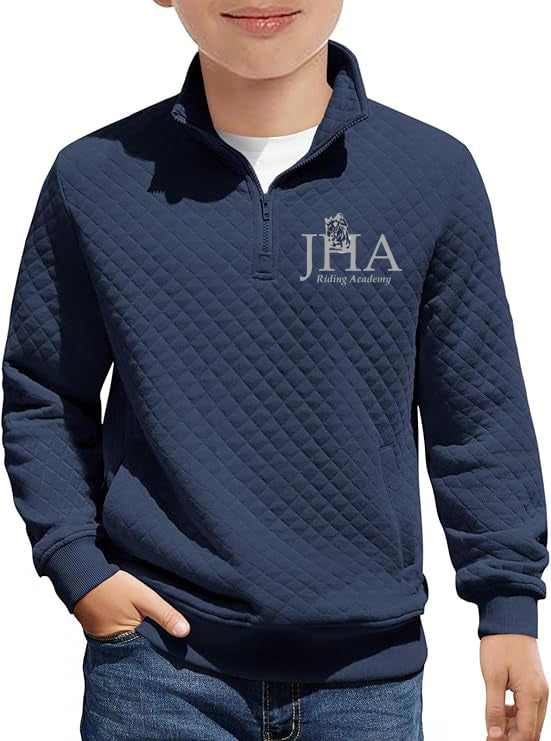 JHA Riding Academy - GIDC- YOUTH- Quilted Quarter Zip