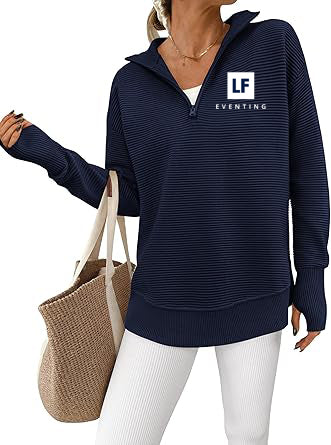 LFE - GIDC- Womens Quarter Zip Ribbed Pullover