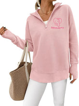 Load image into Gallery viewer, RLP - GIDC- Womens Quarter Zip Ribbed Pullover
