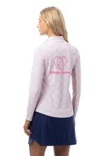 Load image into Gallery viewer, RLP- SanSoleil-SOLTEK LUX 1/4 ZIP PRINT MOCK
