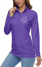 Load image into Gallery viewer, CSLLC - GIDC- Women's Long Sleeve 1/4 Zip Sunshirt
