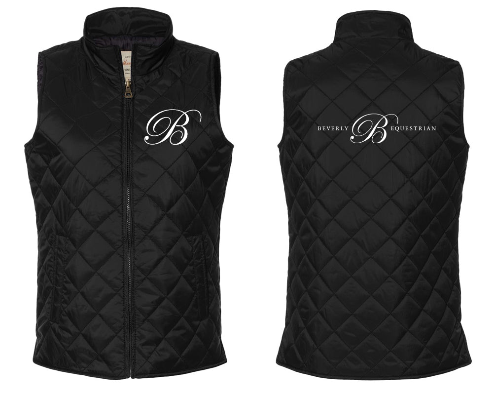 Beverly Equestrian- Weatherproof -  Vintage Diamond Quilted Vest