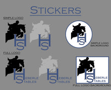 Load image into Gallery viewer, Heberle Stables- UV DTF- Sticker
