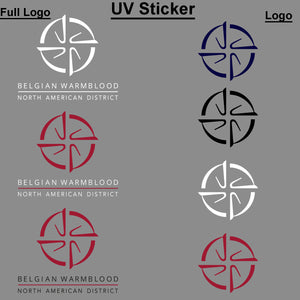 Belgian WB NA - UV DTF- Sticker