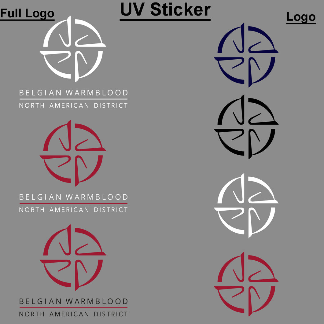 Belgian WB NA - UV DTF- Sticker