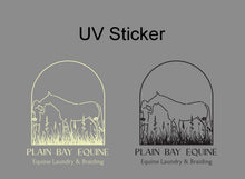 Load image into Gallery viewer, Plain Bay Equine - UV DTF- Sticker
