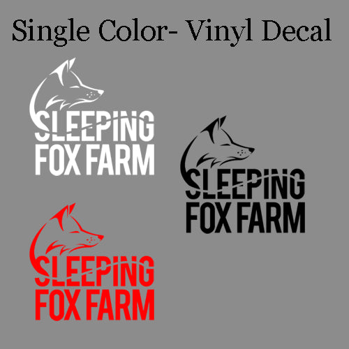 SFF- Single Color- Vinyl Decal
