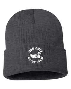 Odd Duck Horse Farm Winter Hat  without Pom