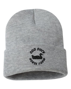 Odd Duck Horse Farm Winter Hat  without Pom