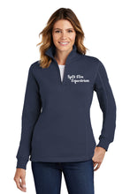 Load image into Gallery viewer, Split Elm Equestrian- Sport Tek- Quarter Zip Sweatshirt
