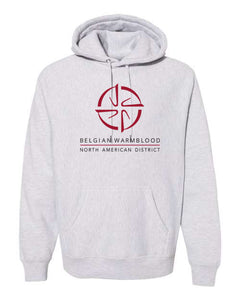Belgian Warmblood NA-  Heavyweight Cross-Grain Hooded Sweatshirt